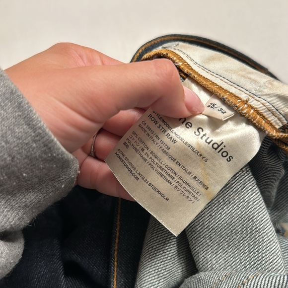 ACNE STUDIOS Row Raw Jean - Picture 5 of 7